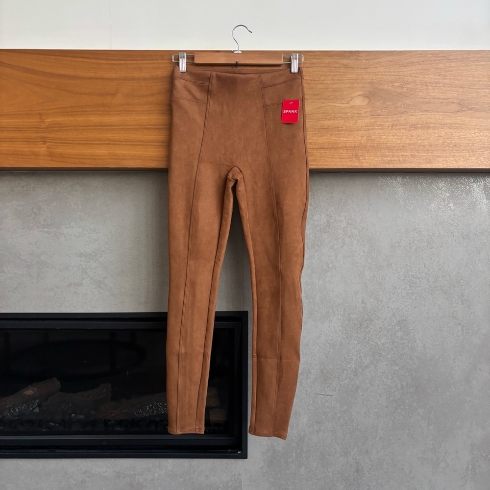 NWT SPANX High Waist Faux Suede Leggings, SIZE S/P - Picture 8 of 16
